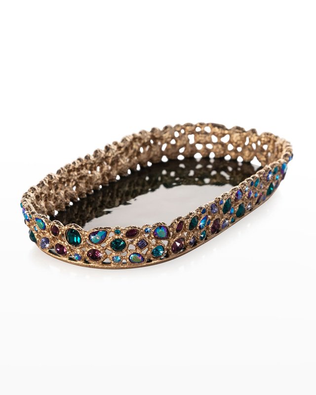 Brocade Bejeweled Tray